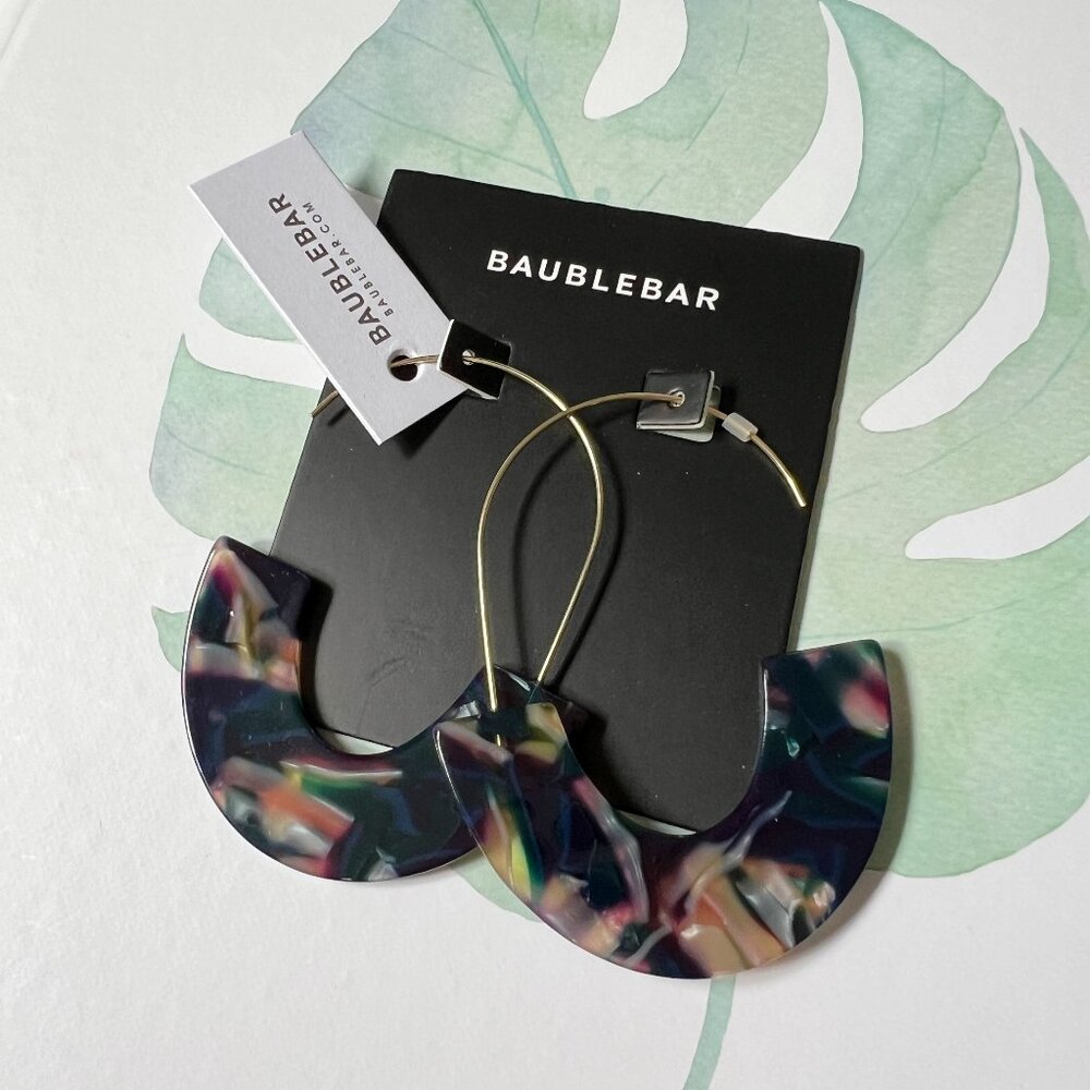 BaubleBar Faidra Resin Drop Earrings